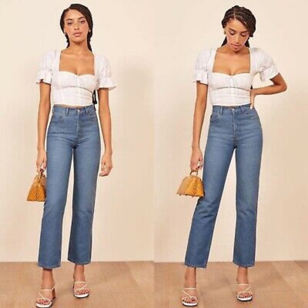 Reformation Cynthia High Relaxed Jeans